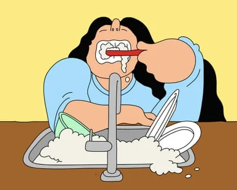Should My Flatmate Avoid Brushing Her Toothbrush at the Kitchen Sink?