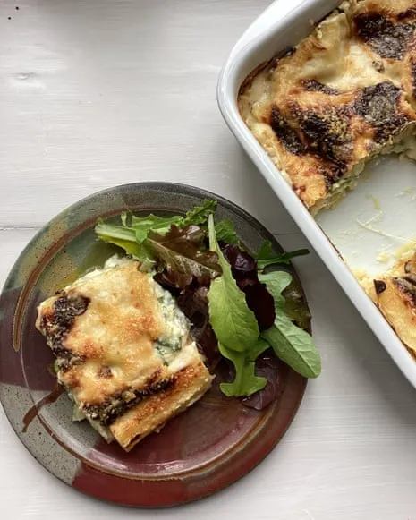 Rachel Roddy's Recipe for Lasagne with Courgette and Cheese Medley